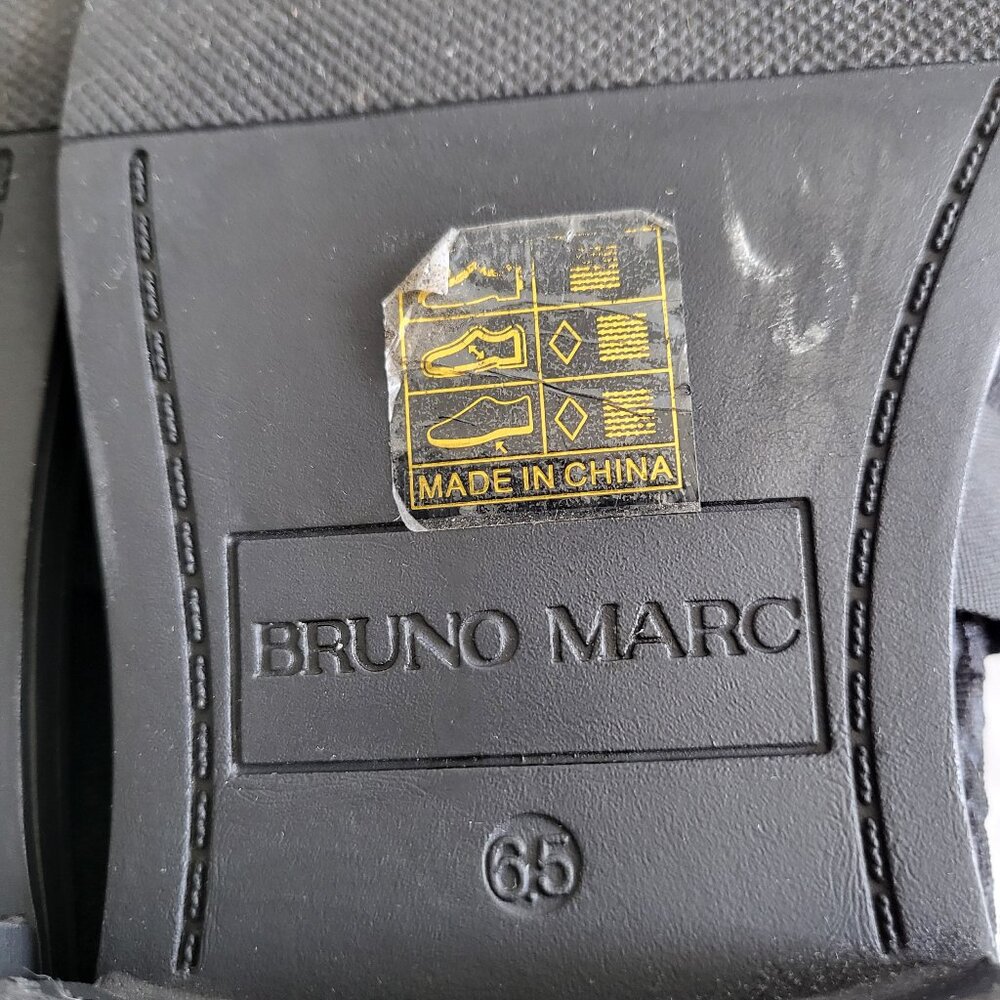 Bruno Marc Dress Shoes Velvet Loafers Mens Size 6.5 Slip On Black - Picture 5 of 15